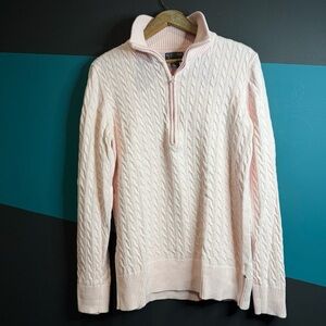 Ralph Lauren Pink Cable Knit Sweater